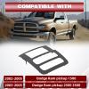 HECASA Double Din Radio Stereo Dash Kit Compatible with 2002 2003 2004 2005 Dodge Ram 1500 2500 3500 Without Wiring Harness view 2