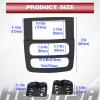 HECASA Double Din Radio Stereo Dash Kit Compatible with 2002 2003 2004 2005 Dodge Ram 1500 2500 3500 Without Wiring Harness view 4