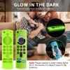 3 Pack Fire Stick Remote Cover, Glow in The Dark Remote Cover for 2021 Fire TV Stick 4K/Alexa Voice Remote 3rd Gen, Anti Slip Silicone Protective Case with Lanyard(Glow Blue & Glow Green & Red) view 3