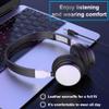 PAPABA Foldable HiFi Audio Bass Wired Headset Gaming Headphone Over Ear Stereo Wired Headphones for 3.5mm Phone/Tablet Black view 2
