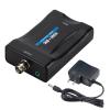 HDMI to BNC Converter Adapter - HD Digital Video in Female BNC Coax Connector Composite Box w/ 3.5mm Audio Out for PS3 PS5 DVD DVR Security Camera CVR CCTV Image Coaxial Analog CVBS Signal Monitor TV view 1