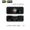 HDMI to BNC Converter Adapter - HD Digital Video in Female BNC Coax Connector Composite Box w/ 3.5mm Audio Out for PS3 PS5 DVD DVR Security Camera CVR CCTV Image Coaxial Analog CVBS Signal Monitor TV view 2