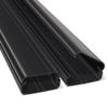 ZhiYo TV Cord Cover for Wall, 32 inch Cable Concealer, Cord Hider for Wall Mounted TV, Paintable Wire Cover to Hide Wires, Black Cable Raceway Kit, 2X L15.8in W1.5in H0.75in view 1