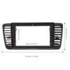 Navigation Panel Frame, 9inch Car Fascia Navigation Panel Frame Replacement for Outback 20042009 view 3