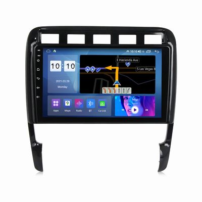 2 Din Android 11 Car Radio Multimedia Player for Porsche Cayenne 2002-2010 Car Stereo Head Unit with GPS Navigation/Bluetooth/WiFi/SWC/Mirror Link + Backup Camera,M600s/6+128g