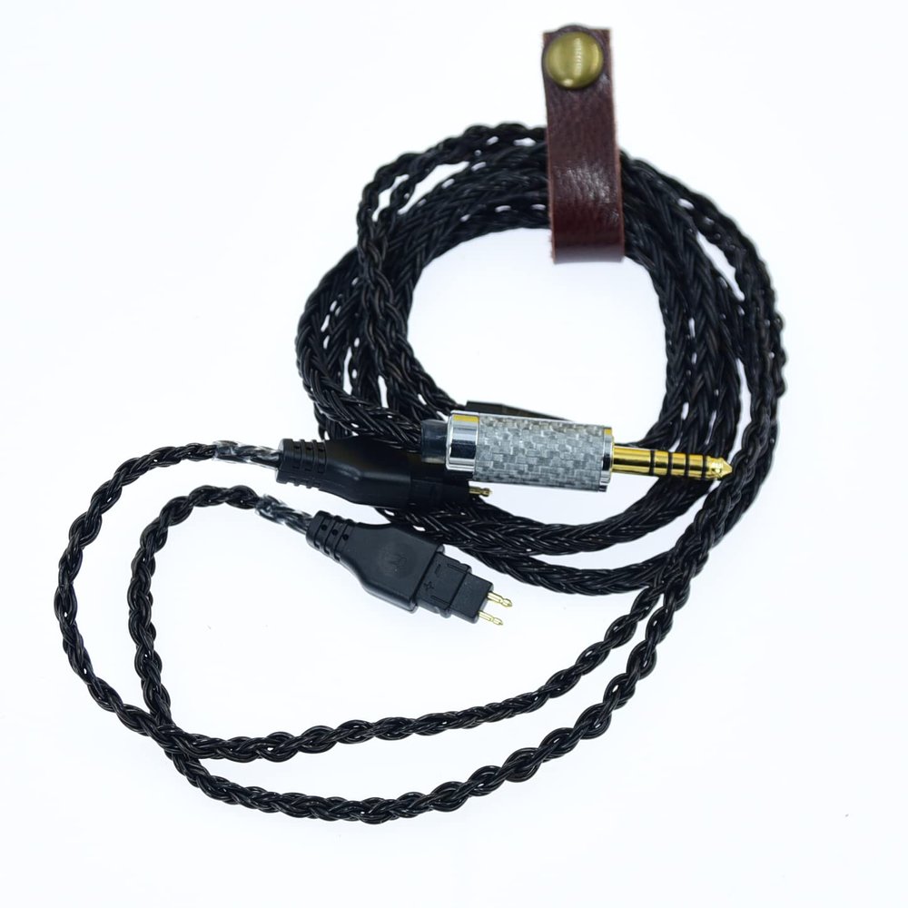 4.4 Balance 4.4mm Replacement Audio Upgrade ofc Cable for Sennheiser hdxx HD650, HD600, HD580, HD660S, Massdrop HD6XX Headphones with Lossless Player (1.2m(3.94ft), Black)