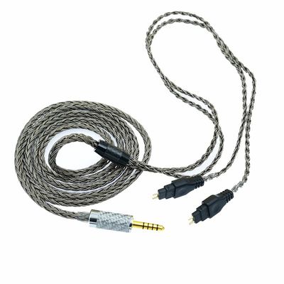 4.4 Balance 4.4mm Replacement Audio Upgrade ofc Cable for Sennheiser hdxx HD650, HD600, HD580, HD660S, Massdrop HD6XX Headphones with Lossless Player (1.2m(3.94ft), Grey)