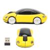 ASHATA Car Mouse 2.4Ghz Cool Sports 3D Car Computer Mouse 1600 DPI Cordless Office School Home Travel Mice with USB Receiver for PC Laptop Notebook Computer Gift Yellow view 4