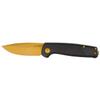 SOG Terminus SJ LTE Everyday Carry Lightweight EDC Ambidextrous S35VN Steel 2.9" Sharp Blade Folding Knife | Slip Joint, Carbon/Gold view 1