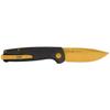 SOG Terminus SJ LTE Everyday Carry Lightweight EDC Ambidextrous S35VN Steel 2.9" Sharp Blade Folding Knife | Slip Joint, Carbon/Gold view 3