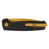 SOG Terminus SJ LTE Everyday Carry Lightweight EDC Ambidextrous S35VN Steel 2.9" Sharp Blade Folding Knife | Slip Joint, Carbon/Gold view 4