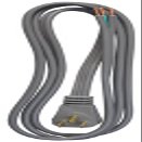 09726ME 6 ft. Gray Power Supply Replacement Cord