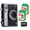 Fujifilm Instax Mini EVO Hybrid Black Instant Camera Bundle with 2X Mini Twin Pack Instant Film view 1