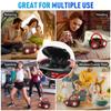 PYLE CD Player Portable, CD Players for Home, Portable CD Player, 50W Max Power, Bluetooth, USB, AUX, AM/FM Radio, Top-Loading, Includes AC/DC Power Cord, LED Display, 3+ Hr Battery Life view 4