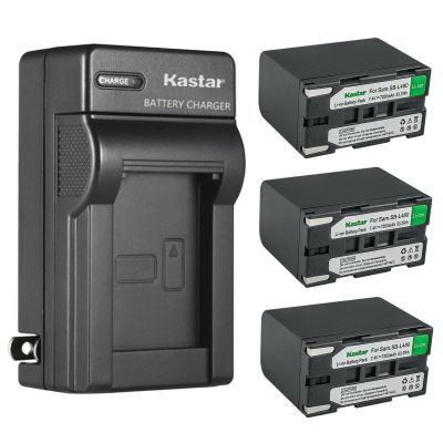 Kastar 3-Pack SB-L480 Battery and AC Wall Charger Replacement for Mamiya Leaf AFi-II 6, Mamiya Leaf AFi-II 7, Mamiya Leaf AFi-II 10, Mamiya Leaf Aptus-II 5, Mamiya Leaf Aptus-II 6 Medium Format Camera