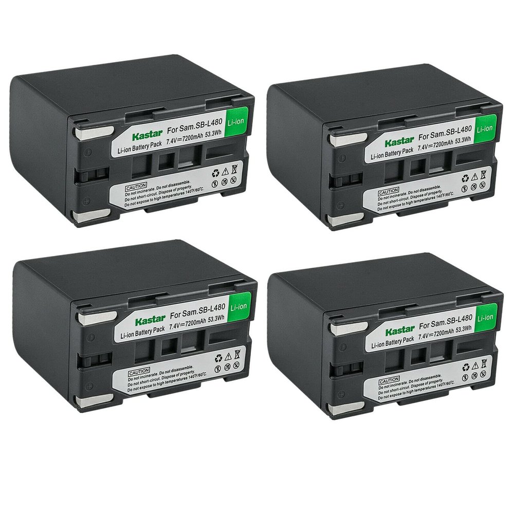 Kastar 4-Pack SB-L480 Battery Replacement for Mamiya Leaf Aptus 75, Mamiya Leaf Aptus 75s, Mamiya Leaf AFI-II 6, Mamiya Leaf AFI-II 7, Mamiya Leaf AFI-II 10, Mamiya Leaf Aptus-II 5