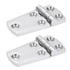 Atibin Hardware Steel Door Hinge Marine Polished Steel Boat Hinges Stainless Mount Deck Door Hinge Hatch SUS316 1.51 inch x 2.8 inch 2pcs view 1