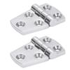 Atibin Hardware Steel Door Hinge Marine Polished Steel Boat Hinges Stainless Mount Deck Door Hinge Hatch SUS316 1.51 inch x 2.3 inch 2pcs view 1