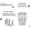 Atibin Hardware Steel Door Hinge Marine Polished Steel Boat Hinges Stainless Mount Deck Door Hinge Hatch SUS316 1.51 inch x 2.3 inch 2pcs view 4