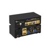 CKLau 2 Port USB 3.0 Dual Monitor KVM Switch Displayport 1.4 8K@30Hz 4K@144Hz, Display Port KVM Switch 2 Monitors with Audio, All Input and Output Cables Supports Hotkey Function view 1