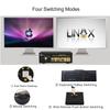 CKLau 2 Port USB 3.0 Dual Monitor KVM Switch Displayport 1.4 8K@30Hz 4K@144Hz, Display Port KVM Switch 2 Monitors with Audio, All Input and Output Cables Supports Hotkey Function view 4
