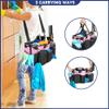 LoDrid Large Professional Cleaning Caddy with Detachable Divider, Pink view 3