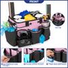 LoDrid Large Professional Cleaning Caddy with Detachable Divider, Pink view 4