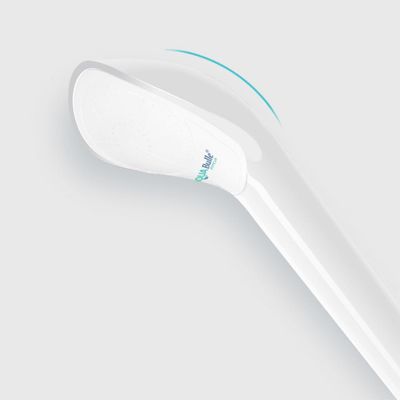 Japanese Shower Head with High-Density Micro Bubbles (White Shower Head) ABS Material | Moisturizing & Heat Retention, Gentle Water Pressure, Built-in Permanent Micro Bubble Generator by AQUA BULLE