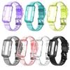 XINBOOBA Silicone Bracelet Transparent Strap Replacement Band for Fitbit Luxe,Inspire,Inspire HR, inspire2, ace2,ace3 Men Women view 1