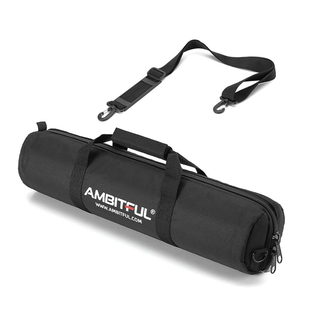 AMBITFUL Tripod Carrying Case Bag 49 in with Shoulder Strap Padded Carrying Bag for Light Stands,Boom Stand,Umbrella and Tripod Photography Accessories (49 in/125 cm)