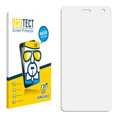 brotect Glass Screen Protector Film Compatible with i.Safe Mobile IS655.RG - Glass-Foil 9H Protection [Scratch Resistant, High Clarity]