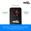 Mic-Lock Camera Finder Pro - Anti Spy Hidden Camera Detector with Infrared (IR) - Secure Your Space (Black) view 3