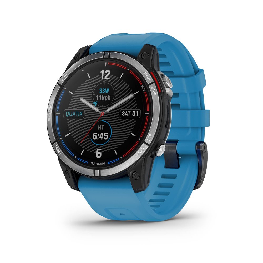 Garmin quatix 7 Standard Edition, Marine GPS Smartwatch, Tide Changes and Anchor Drag Alerts, Waypoint Marking