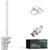 RAIGEN Helium Miner 5.8dbi Antenna LoRa 915 MHz Outdoor Lightning Arrestor Omni-Directional HNT Hotspot for Nebra, RAK, Bobcat, Syncrob, and Sensecap [Cables Sold Separately] (5.8 dbi) view 1