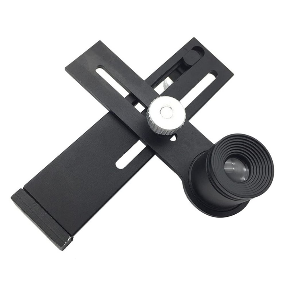 Lab Microscope Slides Mobile Phone Holder Adapter with 10X Eyepiece Phone Clip Connect with Stereo Microscope Microscope Parts (Color : Mounting 23.2 mm)