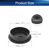 Bettomshin 1.89" Desk Grommet ABS 48mm Cable Hole Cover Cord Desk Grommets Arrange Wires Organizer for Home Office Desk Cable Cord Black 15Pcs view 2
