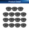 Bettomshin 1.89" Desk Grommet ABS 48mm Cable Hole Cover Cord Desk Grommets Arrange Wires Organizer for Home Office Desk Cable Cord Black 15Pcs view 4