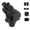 Microscope Accessories Kit 7-45X Binocular Stereo Microscope Zoom Magnification Head Microscope Slides (Color : 3.5X-90X Black) view 1