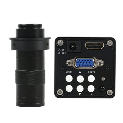 ZTBH Microscope Accessories Kit 14MP 1080P HDMI Video Microscope Camera 56 LED Light 130X Adjustable Zoom C Mount Lens Microscope Slides (Color : C)
