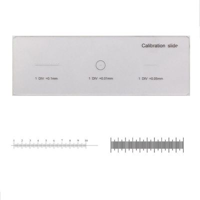 ZTBH Microscope Accessories Kit Microscope Calibration Stage Micrometer for Stereo Biological Microscope Cross Dot Scale Microscope Slides (Color : MS-1-3)