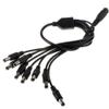 (1 to 8) Power Splitter Adapter Cable Replacement for CCTV Surveillance Security Camera view 1