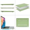 MOSISO Compatible with MacBook Air 13 inch Case 2022-2018 Release A2337 M1 A2179 A1932, Plastic Hard Shell&Neoprene Sleeve Bag&Keyboard Cover&Screen Protector&Storage Bag, Chartreuse&Mint Green view 4