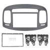 Acouto Car Stereo Radio Fascia Kit for Accent 2009-2012 2DIN Car Stereo Panel Radio Frame Fascia Dash Bezel Panel DVD Frame ABS Replacement view 1