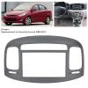 Acouto Car Stereo Radio Fascia Kit for Accent 2009-2012 2DIN Car Stereo Panel Radio Frame Fascia Dash Bezel Panel DVD Frame ABS Replacement view 2