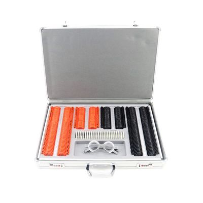 266 Pcs Optical Lens Optical Optometry Rim Case Kit Set Plastic Ring Trial Lens Trial Frame Set Aluminum Case Box