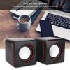 USB Powered Stereo Speaker System,Computer Speakers,Small Size,with 3.5 mm Aux Audio Plug to Connect to Laptop, Notebook, Desktop, Computer,Black(Two-Channel) view 2