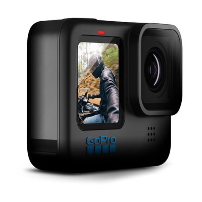 GoPro HERO10 Black - Waterproof Action Camera with Front LCD and Touch Rear Screens, 5.3K60 Ultra HD Video, 23MP Photos, 1080p Live Streaming, Webcam, Stabilization (Renewed)