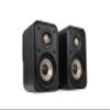 Polk Signature Elite ES10 Surround Loudspeaker - Hi-Res Audio Certified, Dolby Atmos & DTS:X Compatible, 1" Tweeter & 4" Woofer, Power Port Technology for Effortless Bass (Pair,Black) (Renewed) view 1