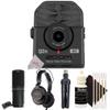 Teds Electronics Zoom Q2n-4K Ultra High Definition Handy Video Recorder + Zoom ZDM-1 Podcast Mic Pack Accessory Bundle + 3pc Cleaning Kit view 1