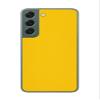 Decalrus - Protective Decal for The Samsung Galaxy S22+ Cellphone Yellow Carbon Fiber Skin Skins Decal Cover wrap CFsamsungGalaxyS22plusYellow view 1